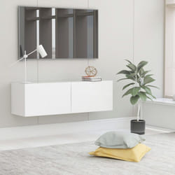Vidaxl - Meuble tv Blanc 100x30x30 cm Bois d'ingénierie