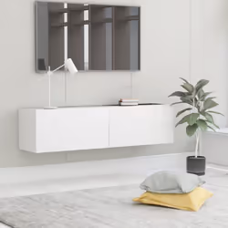 Description générale Ce meuble de télévision robuste est conçu pour être un point de mire de votre pièce avec un design tenda ...