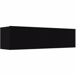 vidaXL Meuble TV Noir 120x30x30 cm Bois d’ingénierie - TU