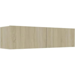 vidaXL Meuble TV Chêne sonoma 120x30x30 cm Bois d’ingénierie - TU