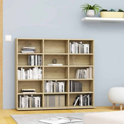 Vidaxl - Armoire à cd Chêne sonoma 102x23x89,5 cm Aggloméré