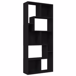VidaXL 801878, Noir, Bois, Bois, 670 mm, 240 mm, 1610 mm