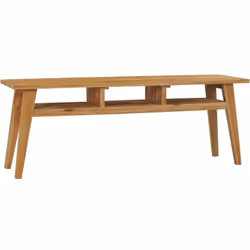 Ce meuble TV de style colonial en bois de teck massif ajoute une touche de charme rustique à votre intérieur. Il peut égaleme ...