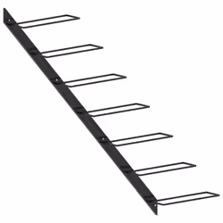 VidaXL 289564 porte-bouteilles Métal Noir