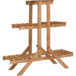 Vidaxl - Support pour plantes 83x25x83 cm Bois de sapin