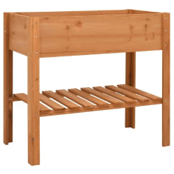 vidaXL Jardinière 88x43x80 cm Bois de sapin - TU