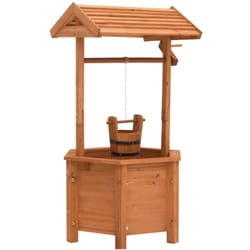 Vidaxl - Jardinière à puits à souhait de jardin 40x40x84cm Bois de sapin