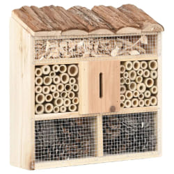 VidaXL Hôtel à insectes en bois de sapin