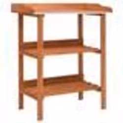 vidaXL Support pour plantes 76x37x89 cm Bois de sapin - TU