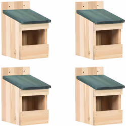 Description générale Ces nichoirs en bois sont spécialement conçus pour offrir un abri à vos amis à plumes dans votre jardin  ...