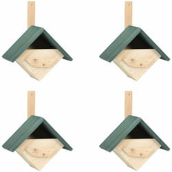 Nichoirs 4 pcs 24x16x30 cm Bois de sapin Vidaxl