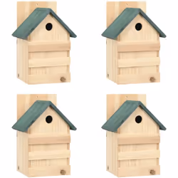 Ces nichoirs en bois sont spécialement conçus et offrent un abri à vos amis à plumes dans votre jardin et sur votre terrasse. ...