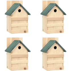 Vidaxl - Nichoirs 4 pcs 23x19x33 cm Bois de sapin