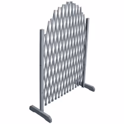 Cette clôture attrayante et pratique en treillis de bois est conçue pour être un beau supplément à votre jardin. Matériau rob ...