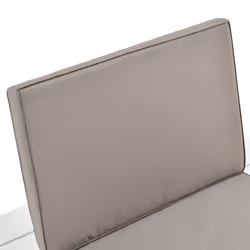 VidaXL 3054424 chaise d'extérieur Terrace Siège rembourré Plastique Marron, Blanc - Vue supplémentaire 6