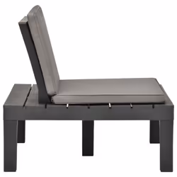 VidaXL 3054426 chaise d'extérieur Terrace Siège rembourré Plastique Marron - Vue supplémentaire 4