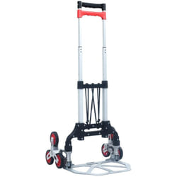 vidaXL Chariot d'escalier pliable 70 kg Aluminium Argenté - TU