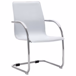 VidaXL 289359, 1 pièce(s), Coton, Simili-cuir, Polyester, Blanc