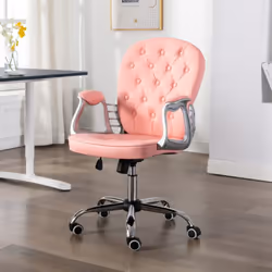 Notre chaise de bureau réglable, au design élégant et moderne, est un complément pratique au salon, à la chambre d'étude ou a ...