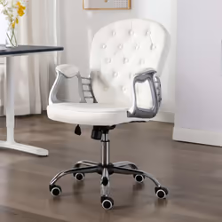 Notre chaise de bureau réglable, au design élégant et moderne, est un complément pratique au salon, à la chambre d'étude ou a ...