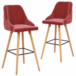 Notre ensemble de 2 chaises de bar, avec son style élégant et moderne, convient à une variété d'espaces, tels que la maison, ...