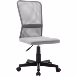 Cette chaise de bureau au design contemporain est élégante et très confortable. Cette chaise pivotante a un dossier en maille ...