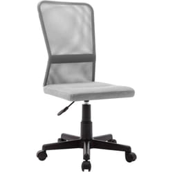 Vidaxl - Chaise de bureau Gris 44x52x100 cm Tissu en maille