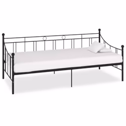 VidaXL 284669, Noir, 950 mm, 2,08 m, 830 mm, 900 x 2000 mm, 28 cm