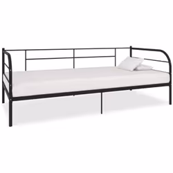 Ce lit de repos multifonctionnel en métal peut être utilisé comme canapé pendant la journée, ou comme lit la nuit pour offrir ...