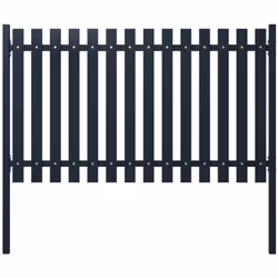 Ce panneau de clôture simple avec des poteaux dispose d’un design de base mais pratique et convient à tout jardin. Il est trè ...