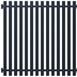 Panneau clôture Anthracite 170,5x170 cm Acier enduit de poudre Vidaxl