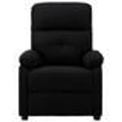 vidaXL Fauteuil de massage Noir Tissu - TU