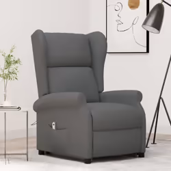 Asseyez-vous et détendez-vous dans ce fauteuil très confortable ! Fonction d'inclinaison manuelle : le fauteuil inclinable es ...