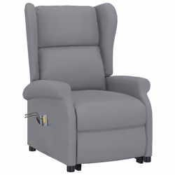VidaXL 289740 Fauteuil massant électrique Gris