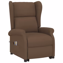 VidaXL 289744 Fauteuil massant électrique Marron