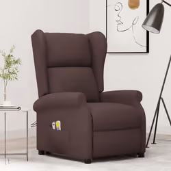 VidaXL 289745 Fauteuil massant électrique Marron