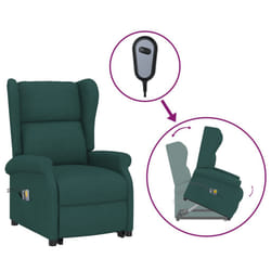 VidaXL 289746 Fauteuil massant électrique Vert