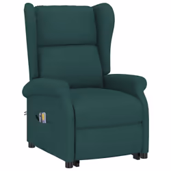 VidaXL 289746 Fauteuil massant électrique Vert