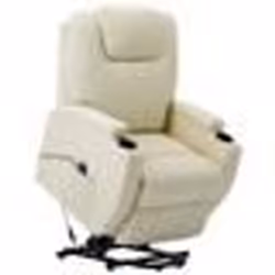 vidaXL Fauteuil Blanc crème Similicuir - TU