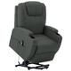 vidaXL Fauteuil Anthracite Similicuir