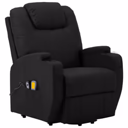 VidaXL 289757 Fauteuil massant électrique Noir - Vue supplémentaire 2