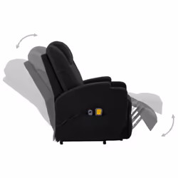 VidaXL 289757 Fauteuil massant électrique Noir - Vue supplémentaire 4