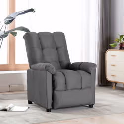 Le fauteuil inclinable est une excellente solution d'assise pour votre salon ou bureau. Ce fauteuil inclinable est fait de ti ...