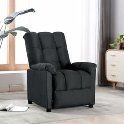 Chaise allongée de différentes couleurs avec design de tissu élégant Couleur : Gris foncé