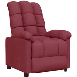 Vidaxl - Fauteuil inclinable Rouge bordeaux Tissu