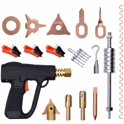 Description générale Avec notre kit de soudeur d'extracteur de bosses, vous pouvez réparer efficacement les bosses des carros ...