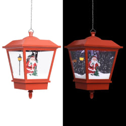 vidaXL Lampe de Noël LED Rouge