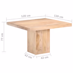 VidaXL 288117 table de cuisine et de salle à manger - Vue supplémentaire 6