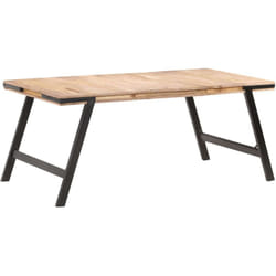 Tavolo Da Pranzo 180x90x76 Cm In Legno Massello Di Mango