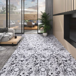 Vidaxl - Planches de plancher pvc 5,02 m² 2 mm Autoadhésif Motif de gris